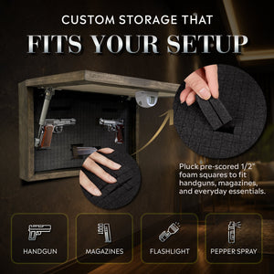 Pointer Dog Pheasant Hunting Concealment Furniture Hidden Gun Storage Concealed Shelf