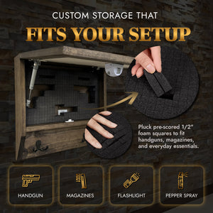 Pointer Dog Pheasant Hunting Concealment Furniture Hidden Gun Storage Concealed Shelf