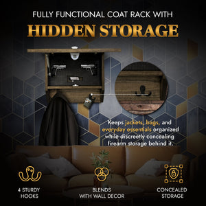 Pointer Dog Pheasant Hunting Concealment Furniture Hidden Gun Storage Concealed Shelf