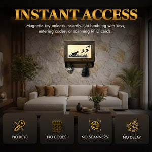 Pointer Dog Pheasant Hunting Concealment Furniture Hidden Gun Storage Concealed Shelf