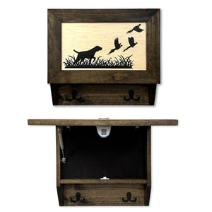 Pointer Dog Pheasant Hunting Concealment Furniture Hidden Gun Storage Concealed Shelf