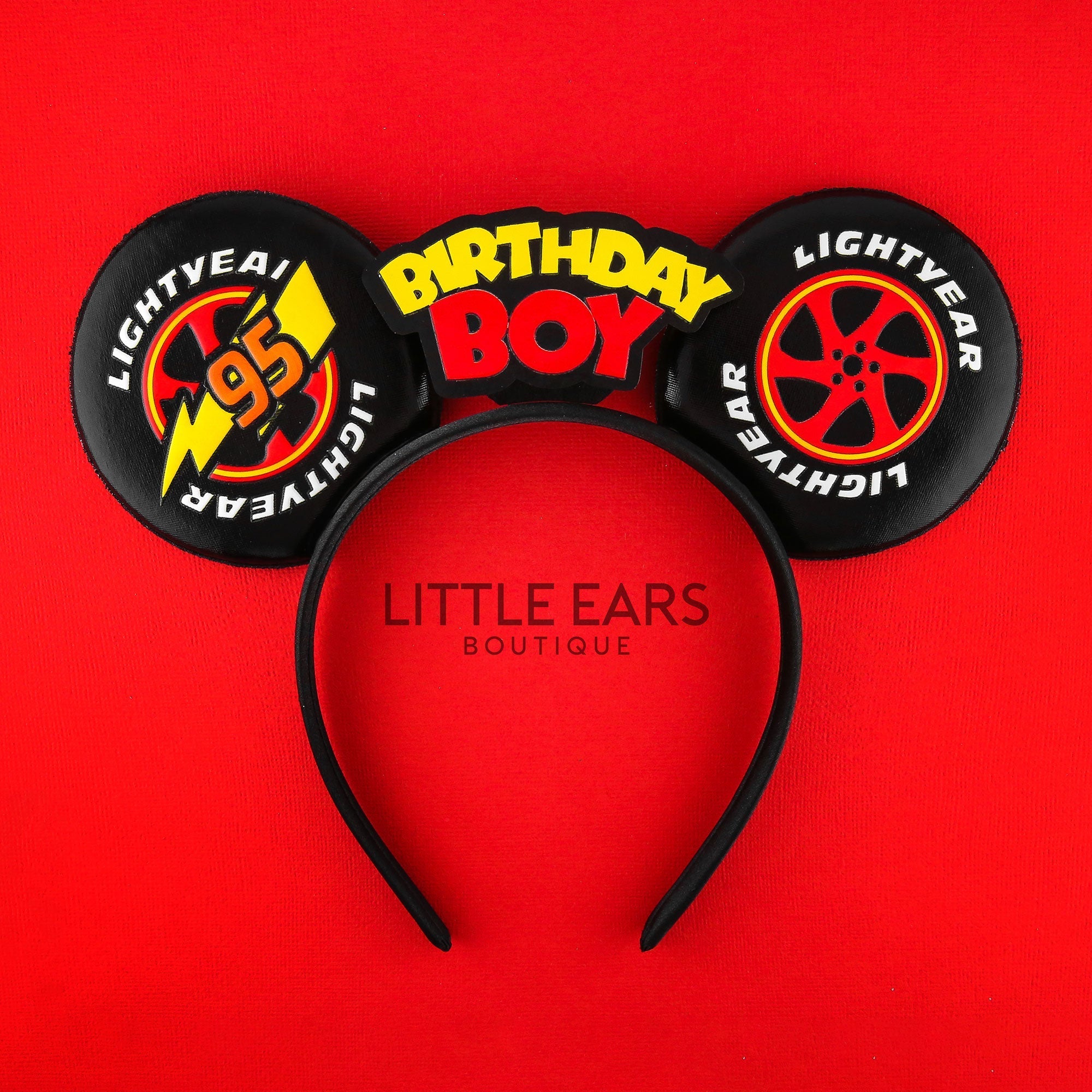 Birthday Cars inspired theme park ears by Little Ears Boutique