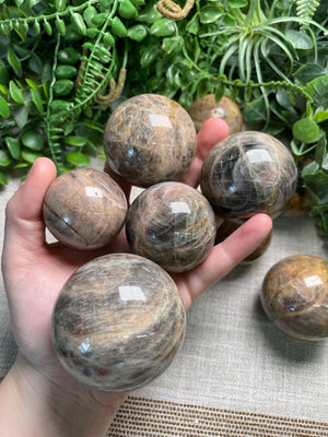 Black Moonstone Sphere