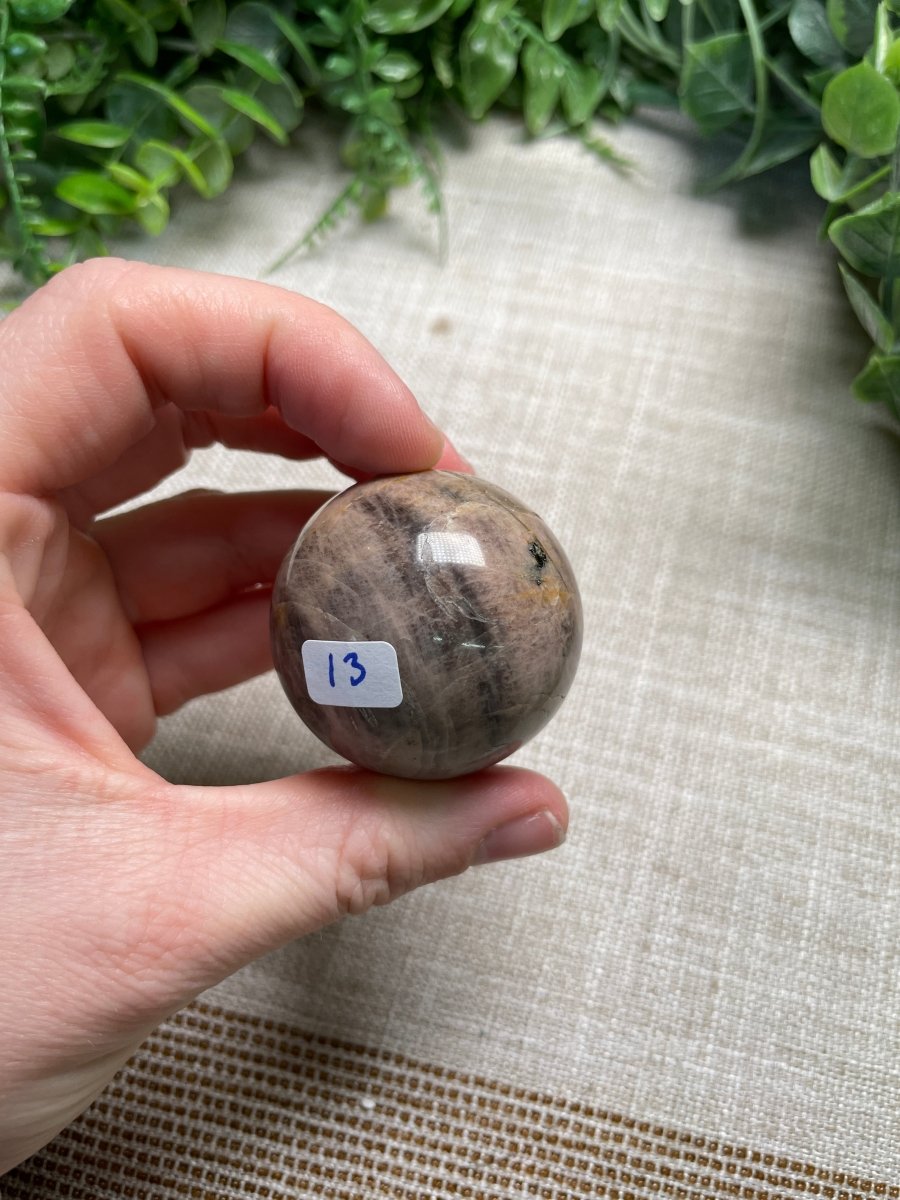 Black Moonstone Sphere