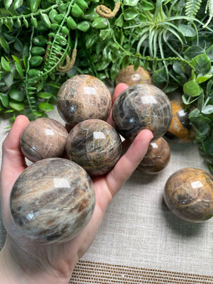 Black Moonstone Sphere