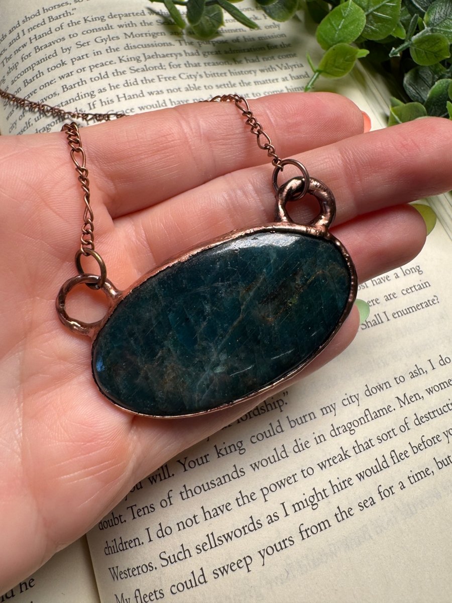 Blue Apatite Necklace