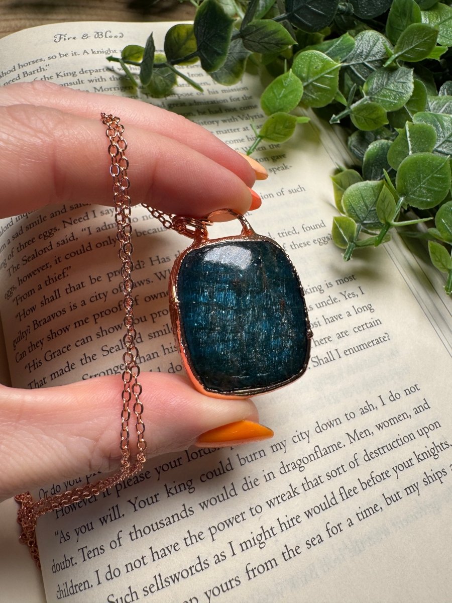 Blue Apatite Necklace