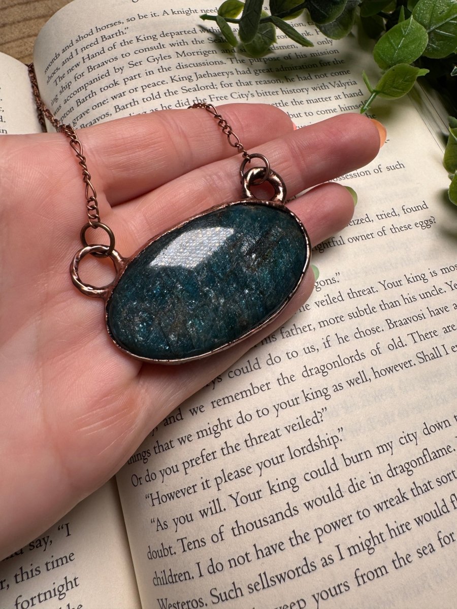 Blue Apatite Necklace