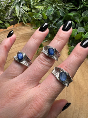 Blue Kyanite Ring Adjustable