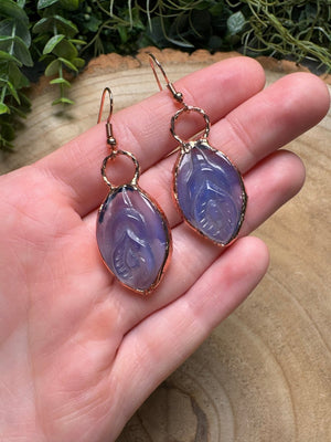 Blue Opalite Yoni Earrings