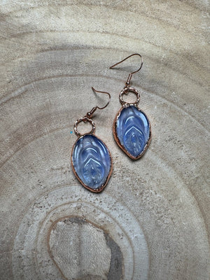 Blue Opalite Yoni Earrings