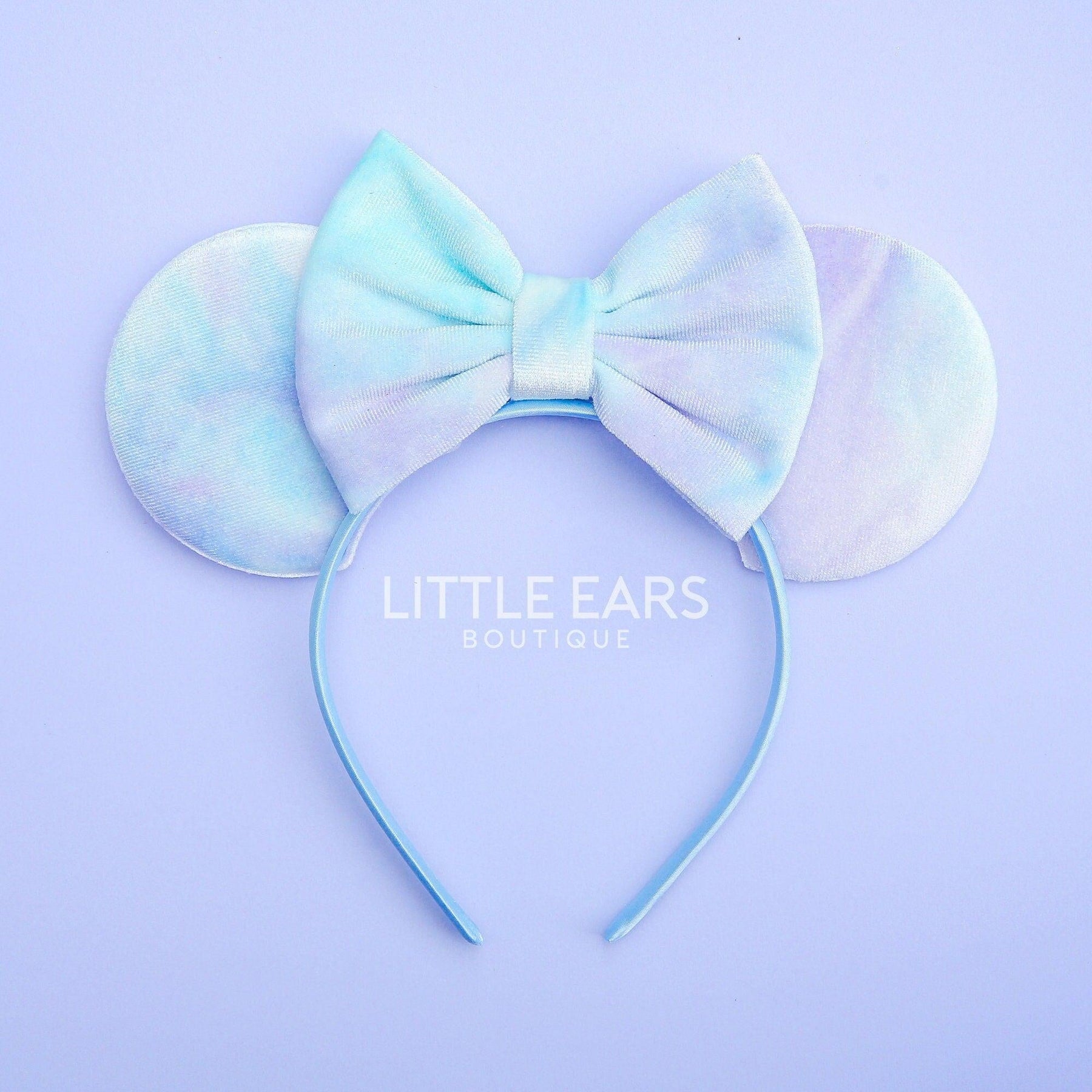 Blue Tie Dye Mickey Ears