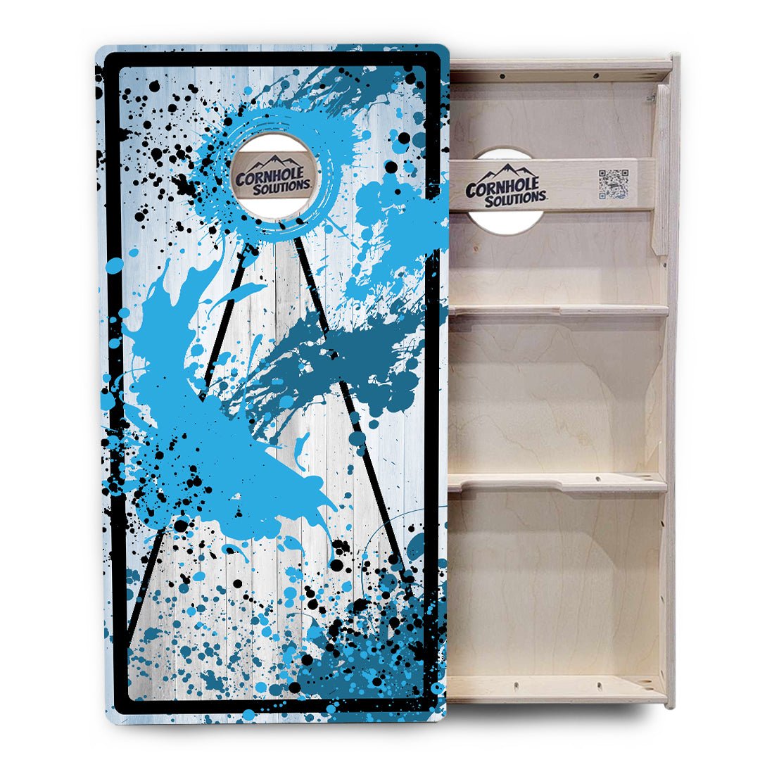 Paint Splatter Cornhole Boards – Tournament Series