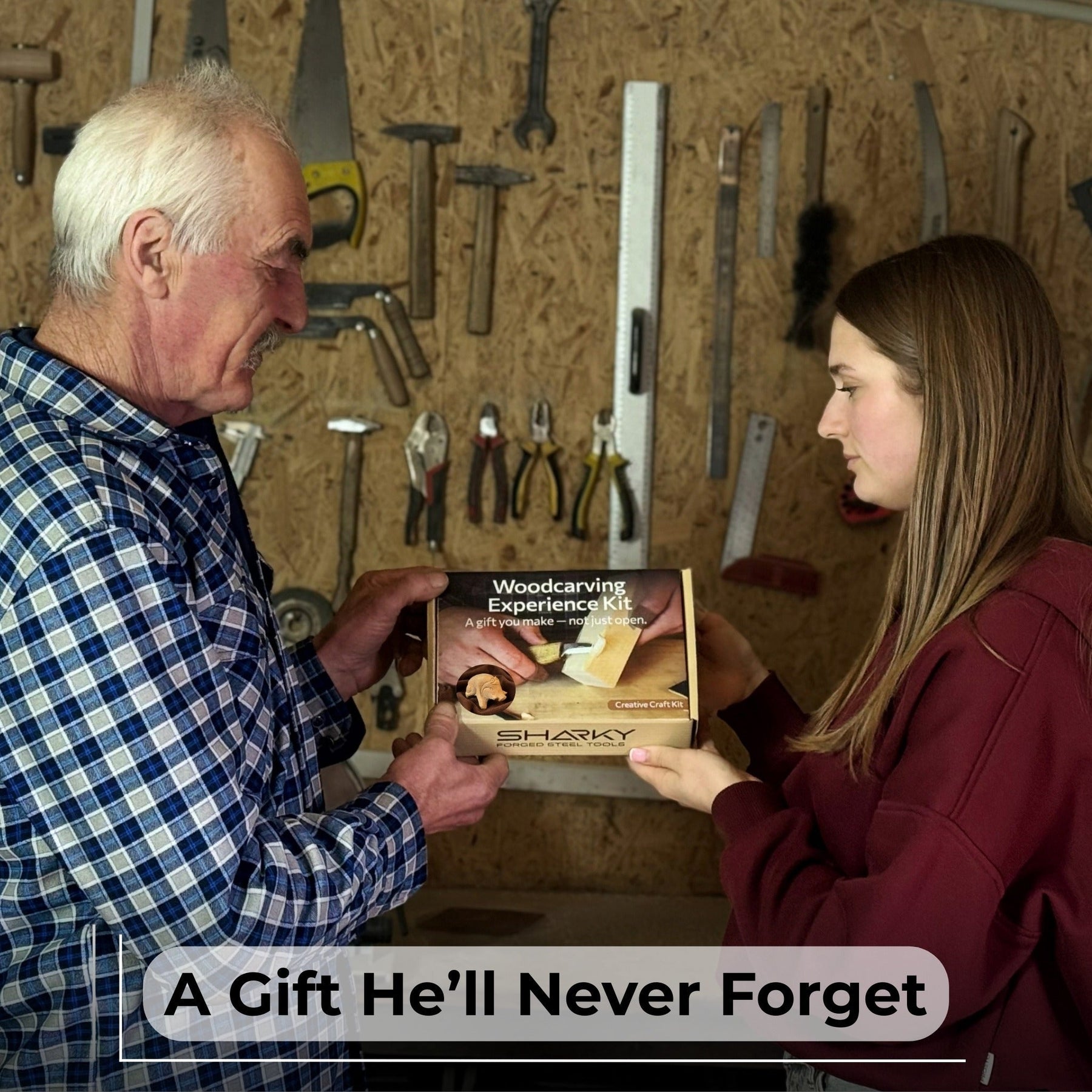 Boar Carving Kit - Complete Starter Whittling Kit for Beginners, Adults, Teens, and Kids
