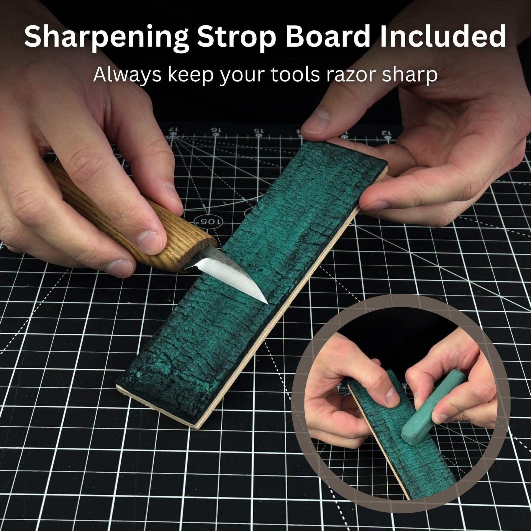 Boar Carving Kit - Complete Starter Whittling Kit for Beginners, Adults, Teens, and Kids