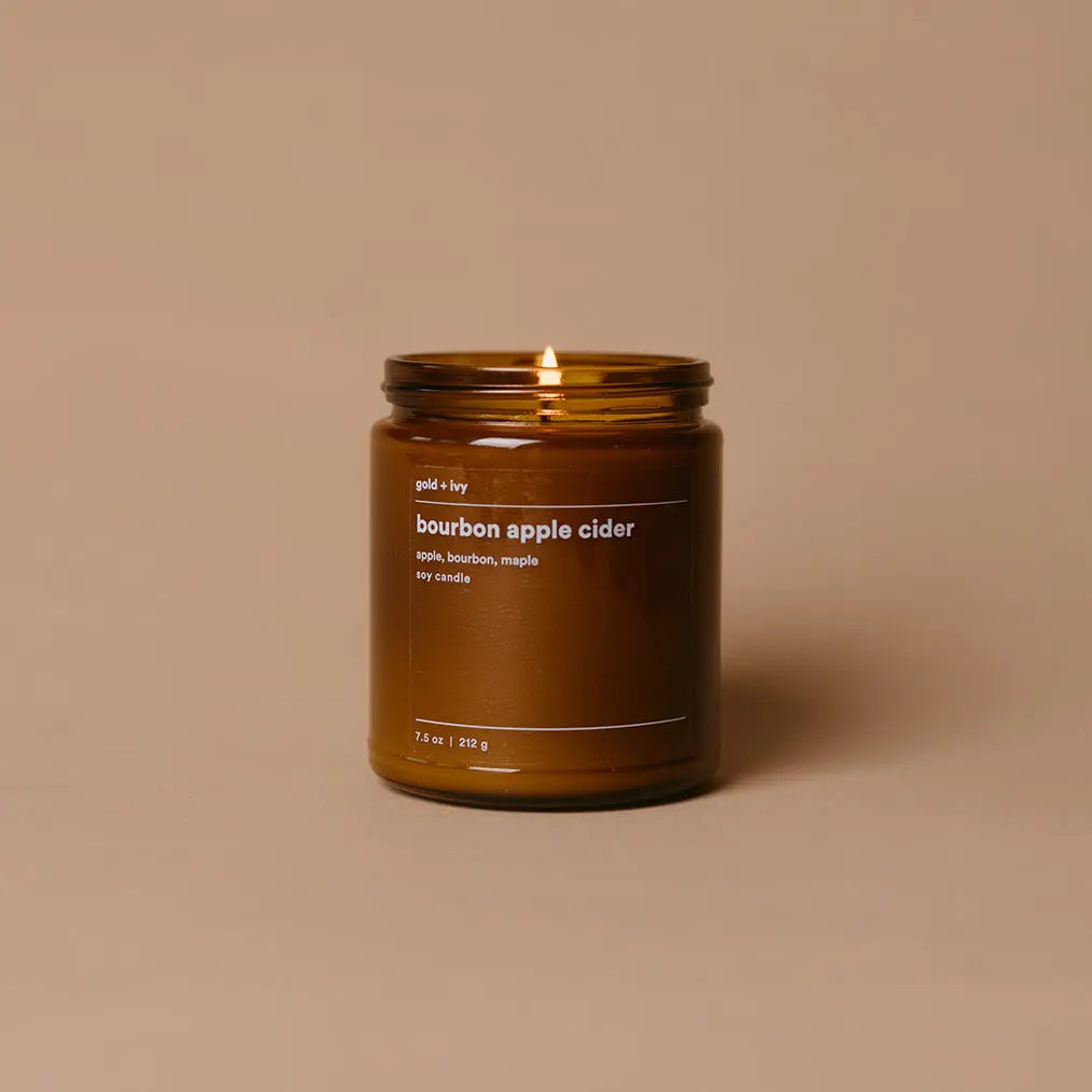 bourbon apple cider gold + ivy