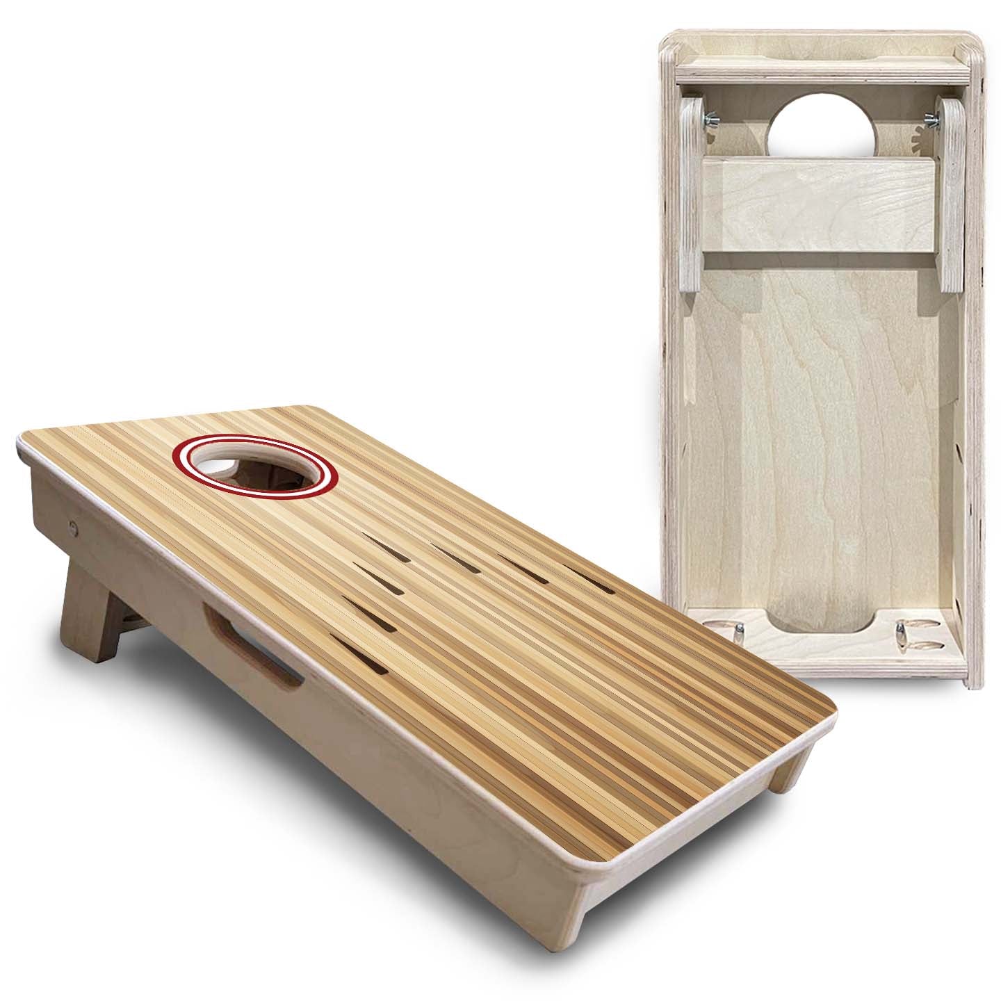 Bowling No Logo - Mini Cornhole Board Set (12" x 24") with 8 Mini Bags Cornhole Solutions