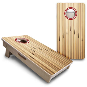 Bowling No Logo - Mini Cornhole Board Set (12" x 24") with 8 Mini Bags Cornhole Solutions