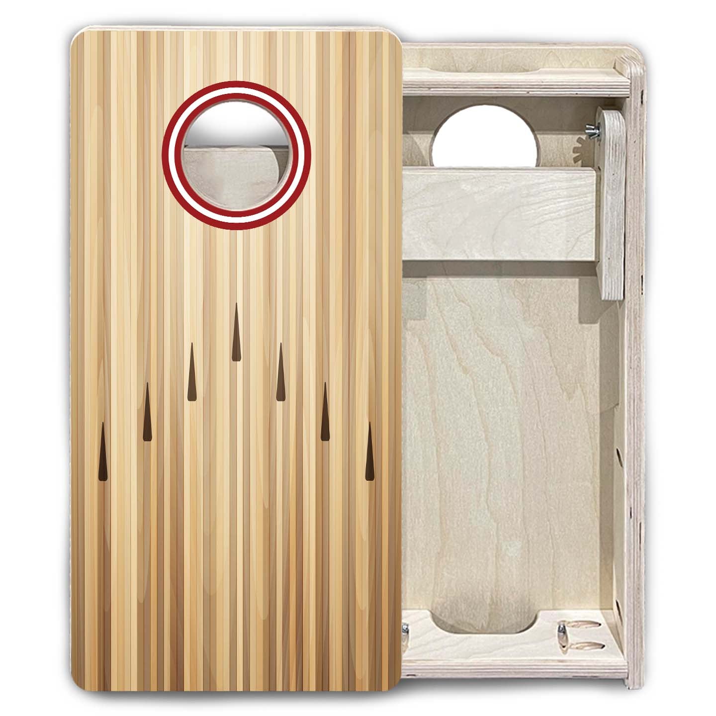 Bowling No Logo - Mini Cornhole Board Set (12" x 24") with 8 Mini Bags Cornhole Solutions