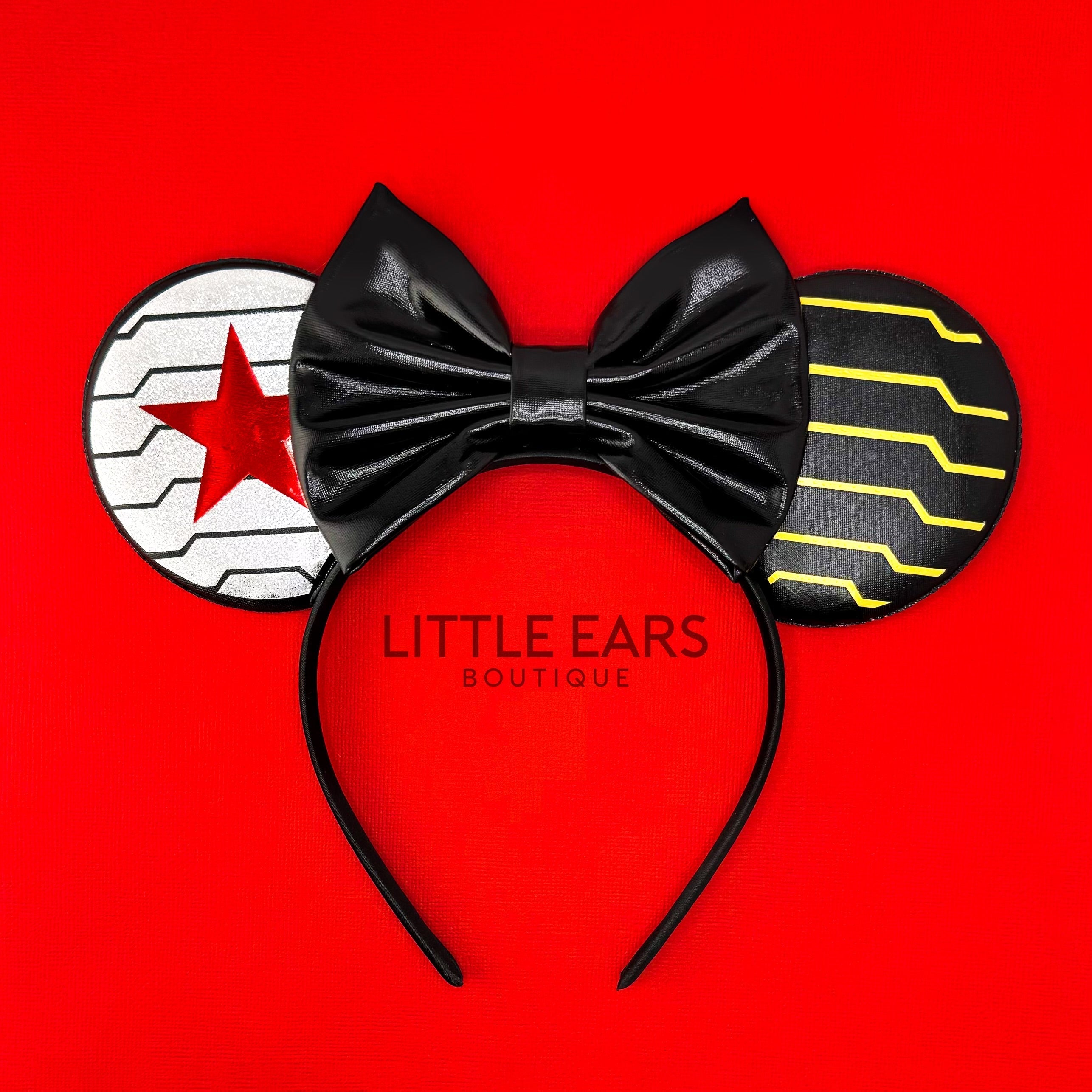 Bucky inspired handmade theme park ears by Little Ears Boutique