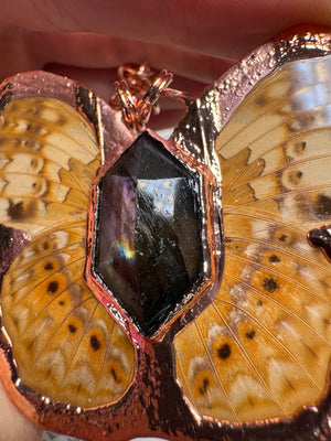 Butterfly and Labradorite Necklace