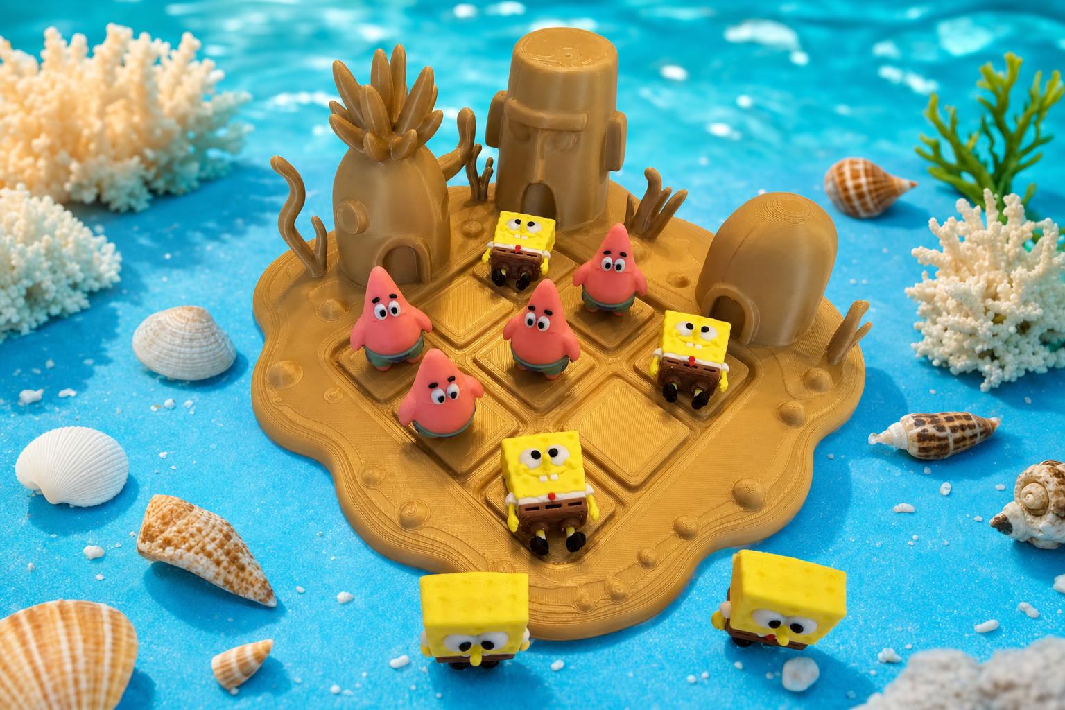 SpongeBob SquarePants Tic Tac Toe Game