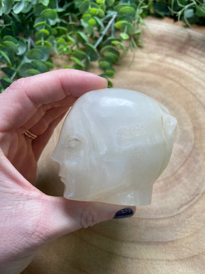 Calcite Fae Head (chipped)