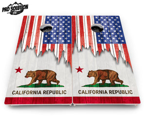 State Flag Cornhole Boards – AL to GA – Pro Lite or Pro Elite