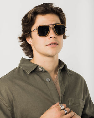 Captiva - Metal & Wood Sunglasses