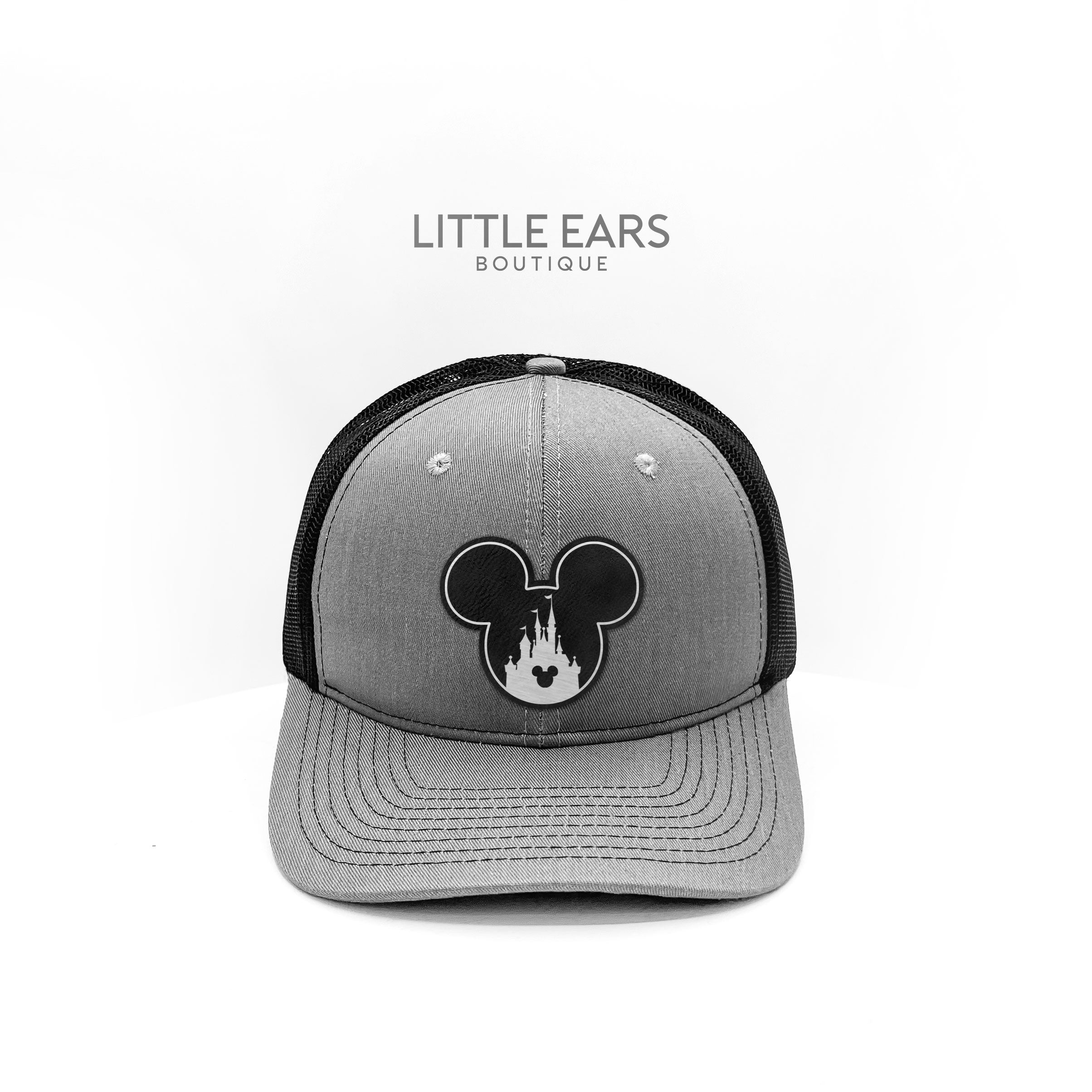 Castle Black & Silver Trucker Hat