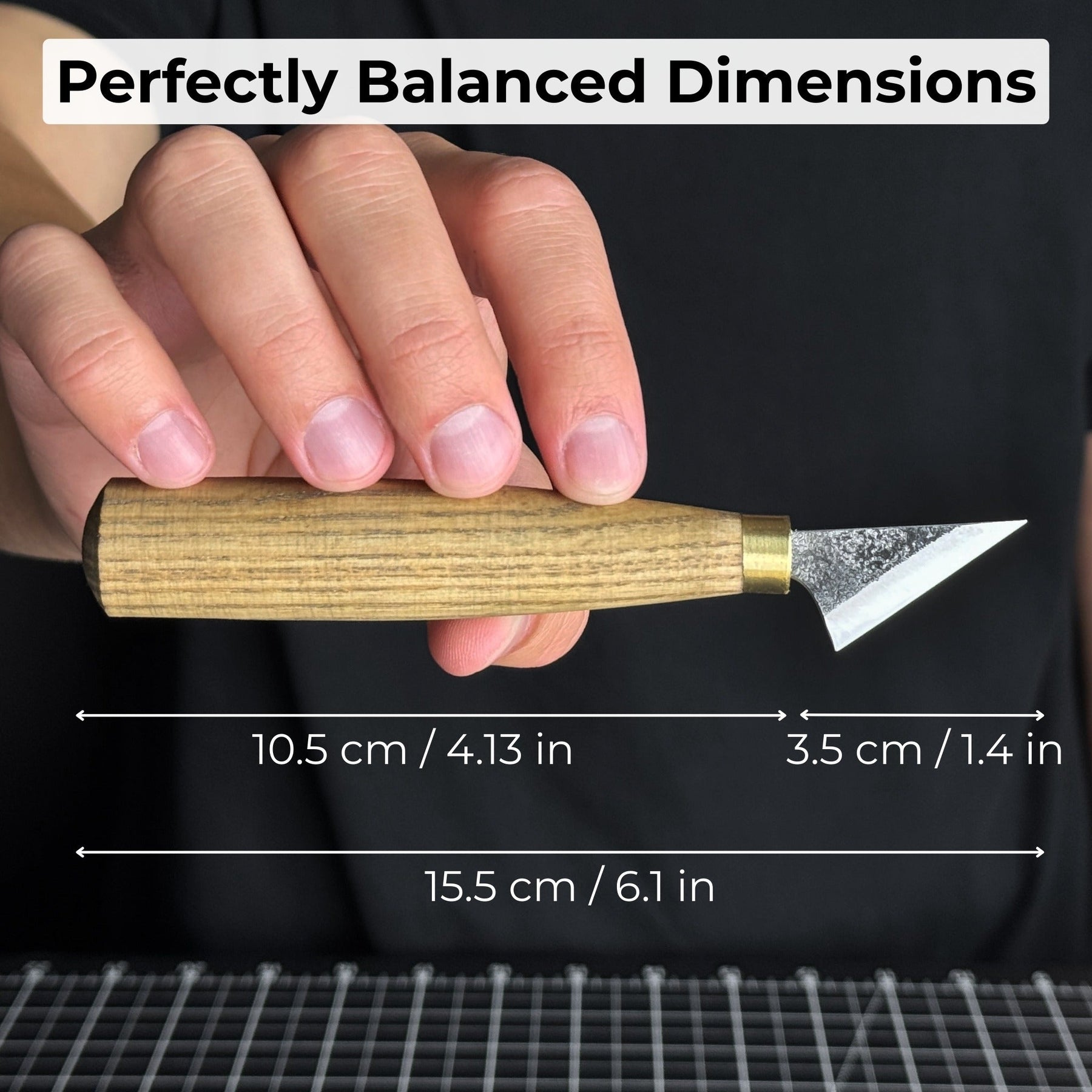 Chip Carving Knife, 3.5 cm (1.4 inches)
