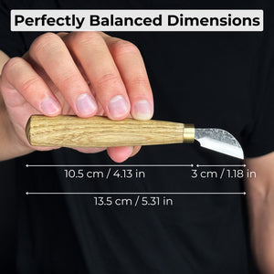 Chip Carving Knife, blade 3 cm (1.2 inches)