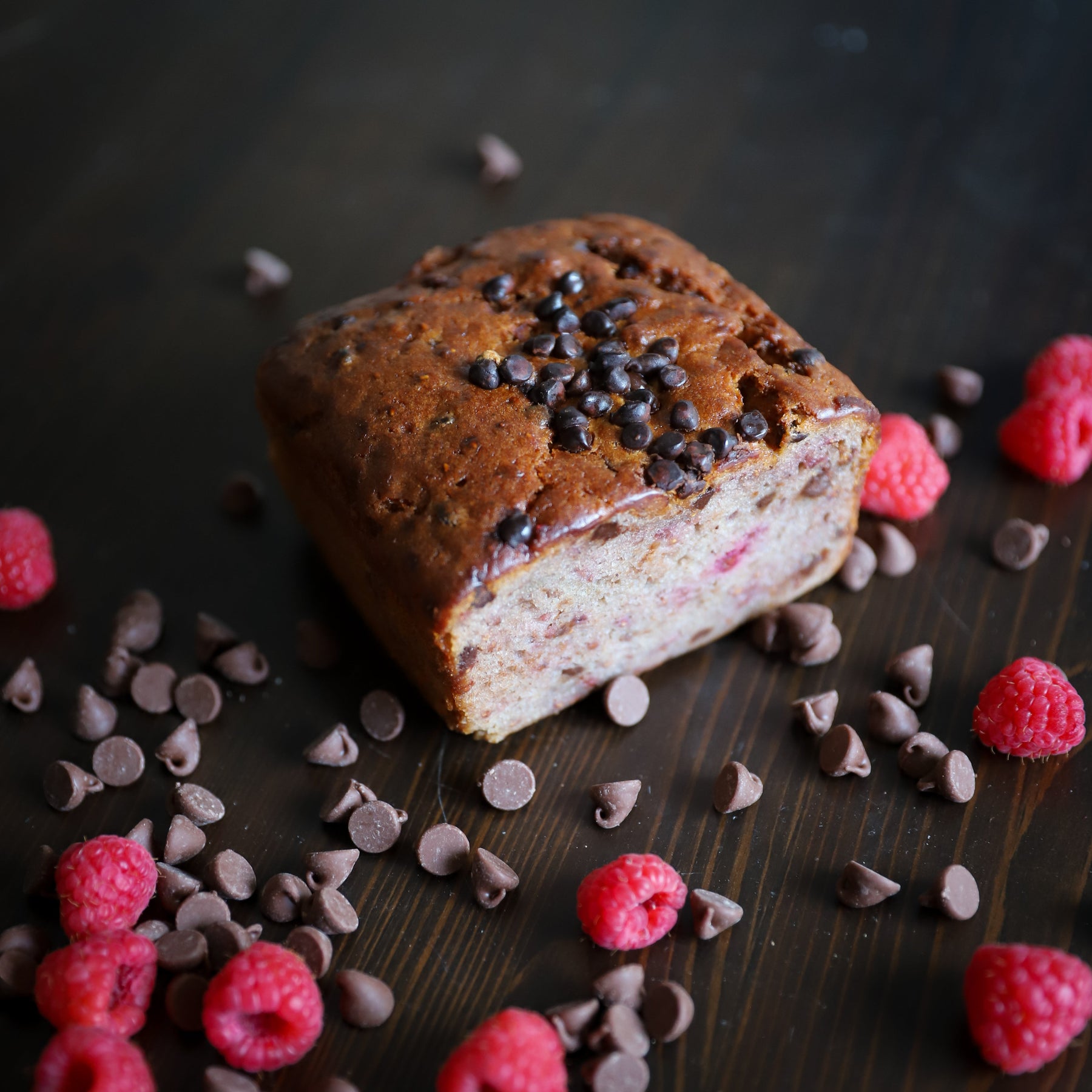 Red Raspberry Chocolate Cake - Vegan