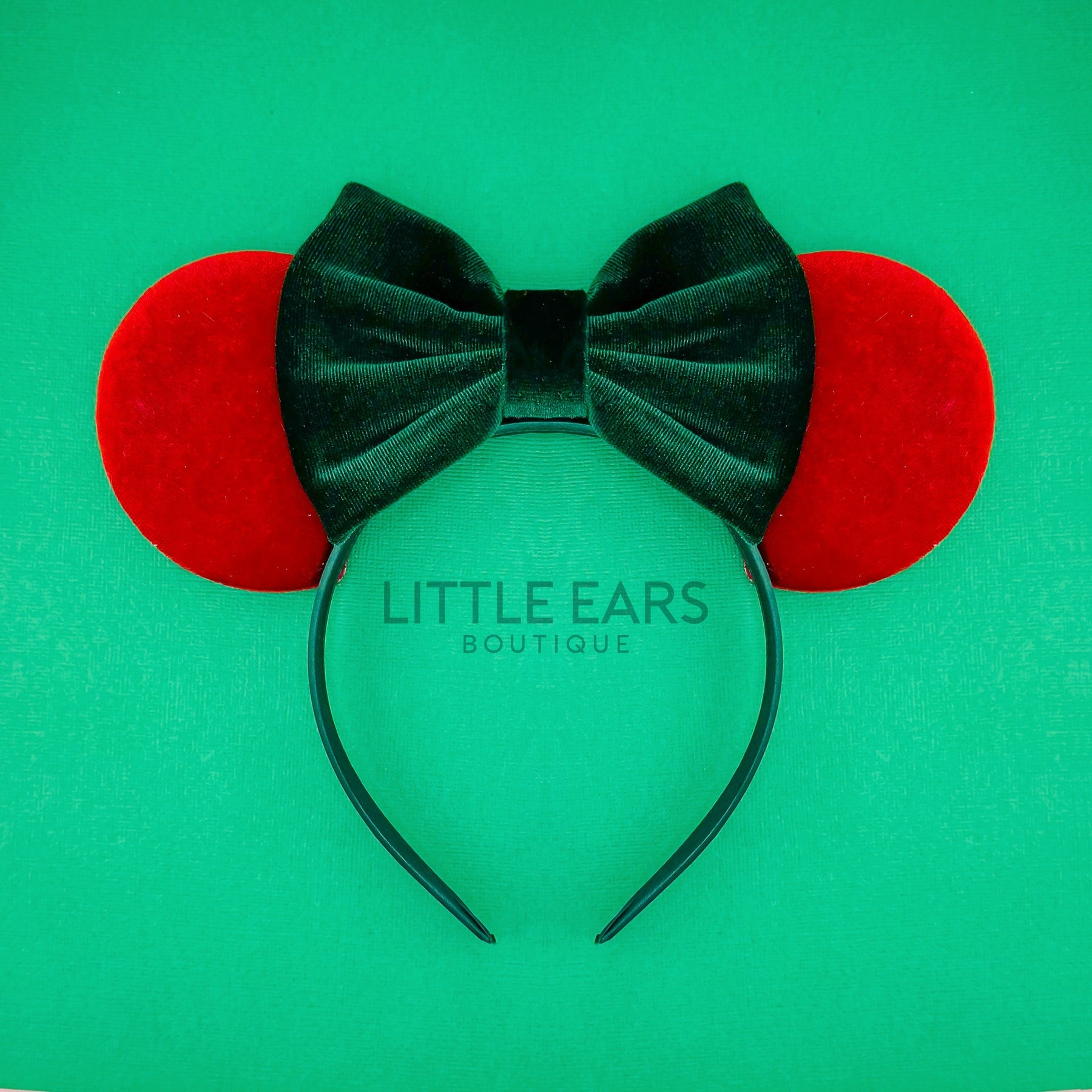 Christmas Velvet Mickey Ears