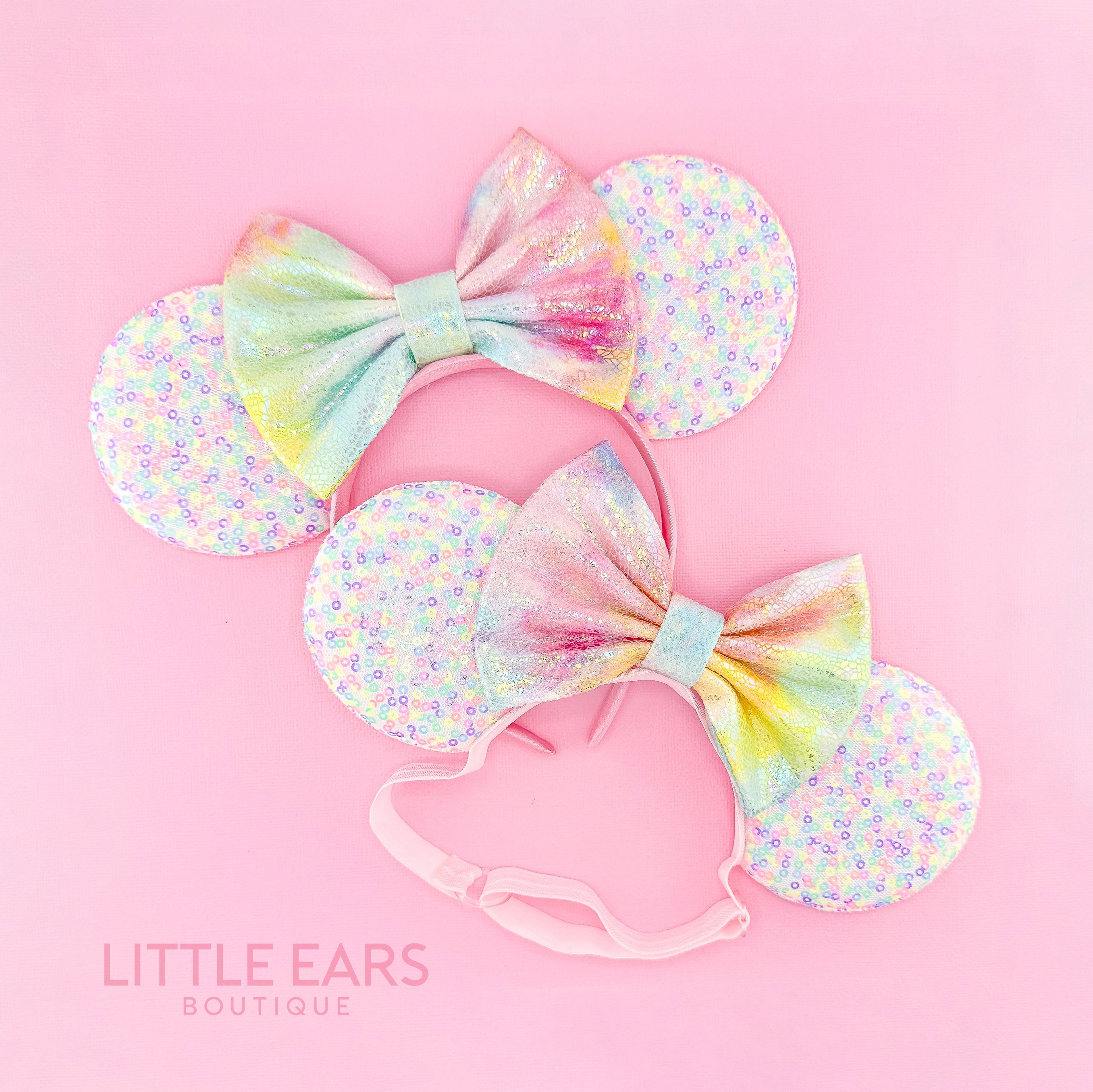 Confetti Mommy and Me matching theme park ears by Little Ears Boutique