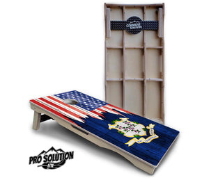 State Flag Cornhole Boards – AL to GA – Pro Lite or Pro Elite