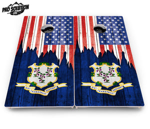 State Flag Cornhole Boards – AL to GA – Pro Lite or Pro Elite