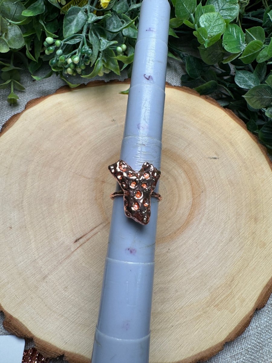 Coral Ring Size 7