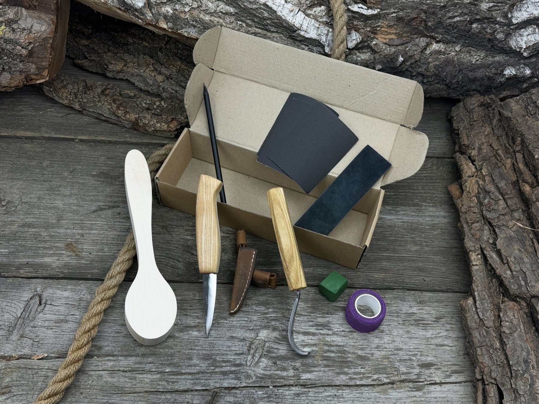 Craft Your Own Wooden Spoon – All-in-One Whittling Kit