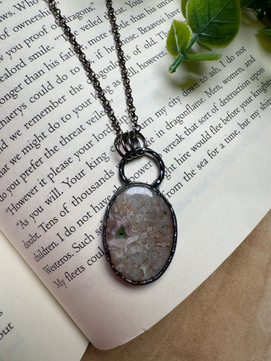 Crazy Lace Agate Necklace