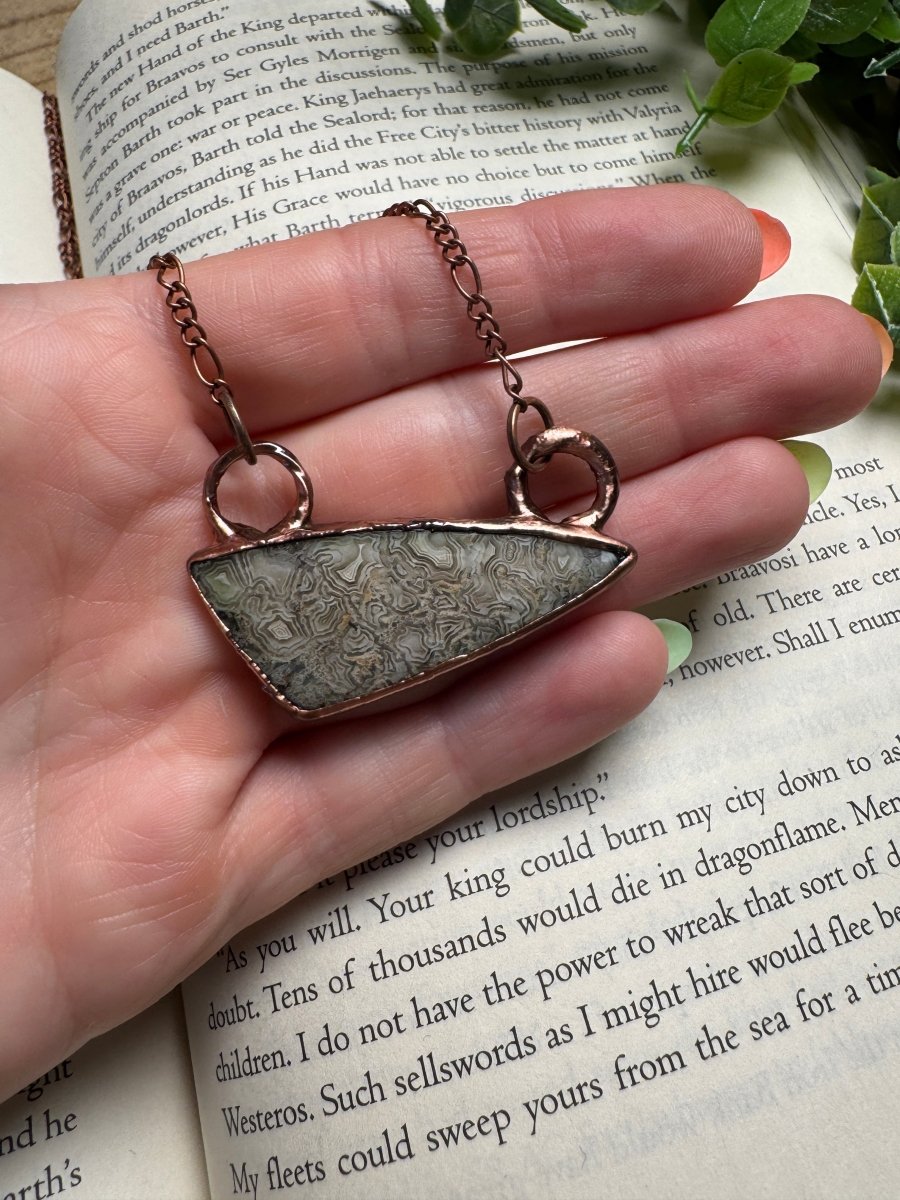 Crazy Lace Agate Necklace