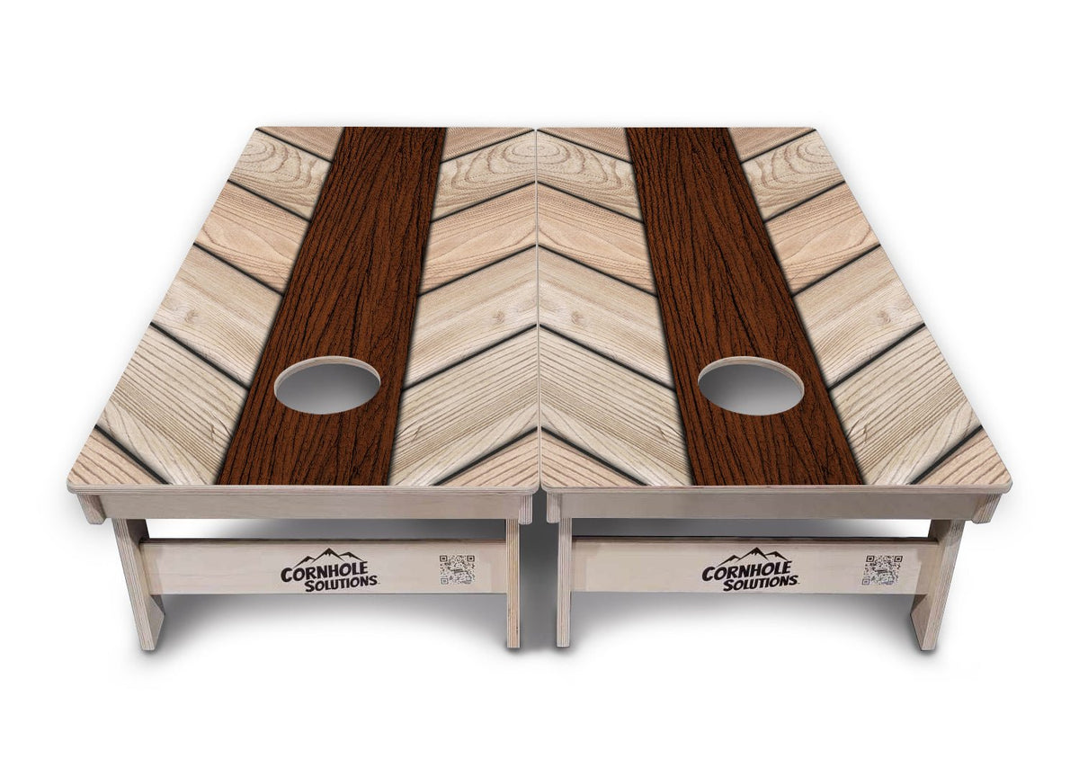 Cream Planks Cornhole Boards – Tournament Series