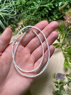 Crystal Beaded Choker Necklace