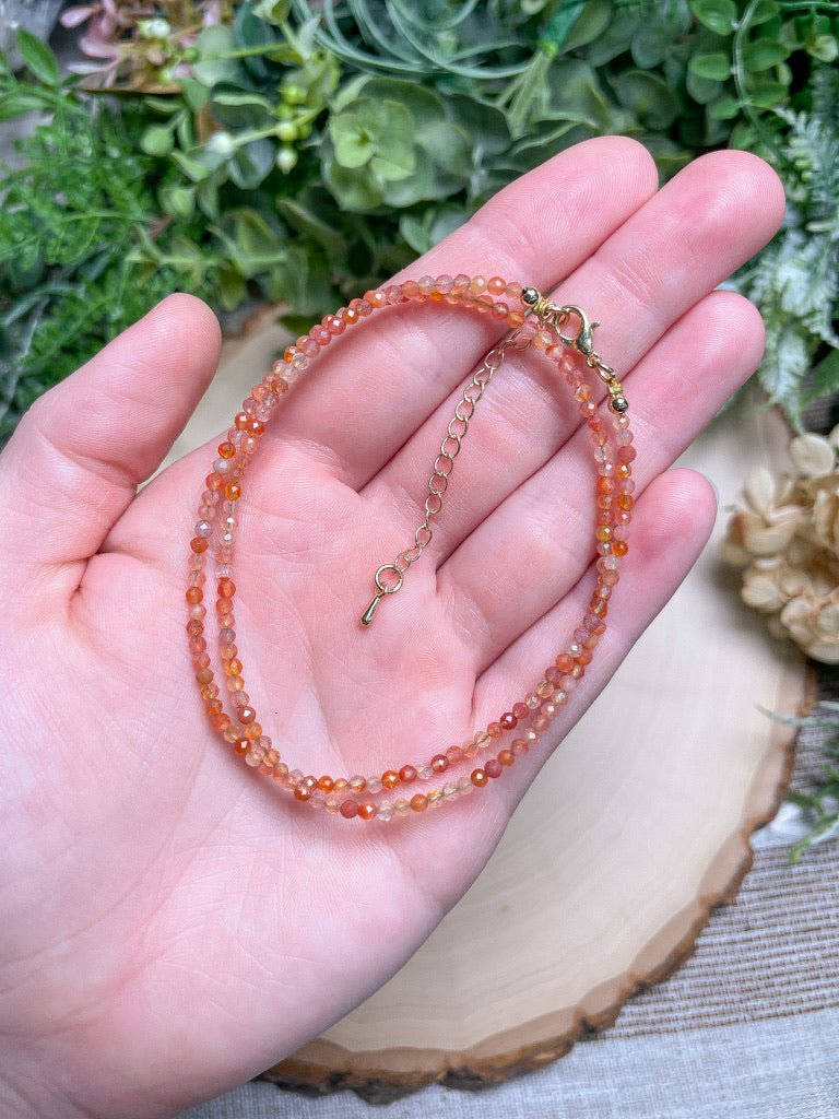 Crystal Beaded Choker Necklace
