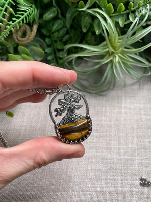Crystal Tree of Life Necklace