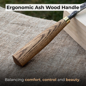 Curved Detail Carving Gouge – 8 mm / 12 mm (0.31 / 0.47 inches)