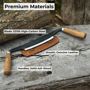 Curved Drawknife (Push/Pull), 14.5 cm (5.7 inches)