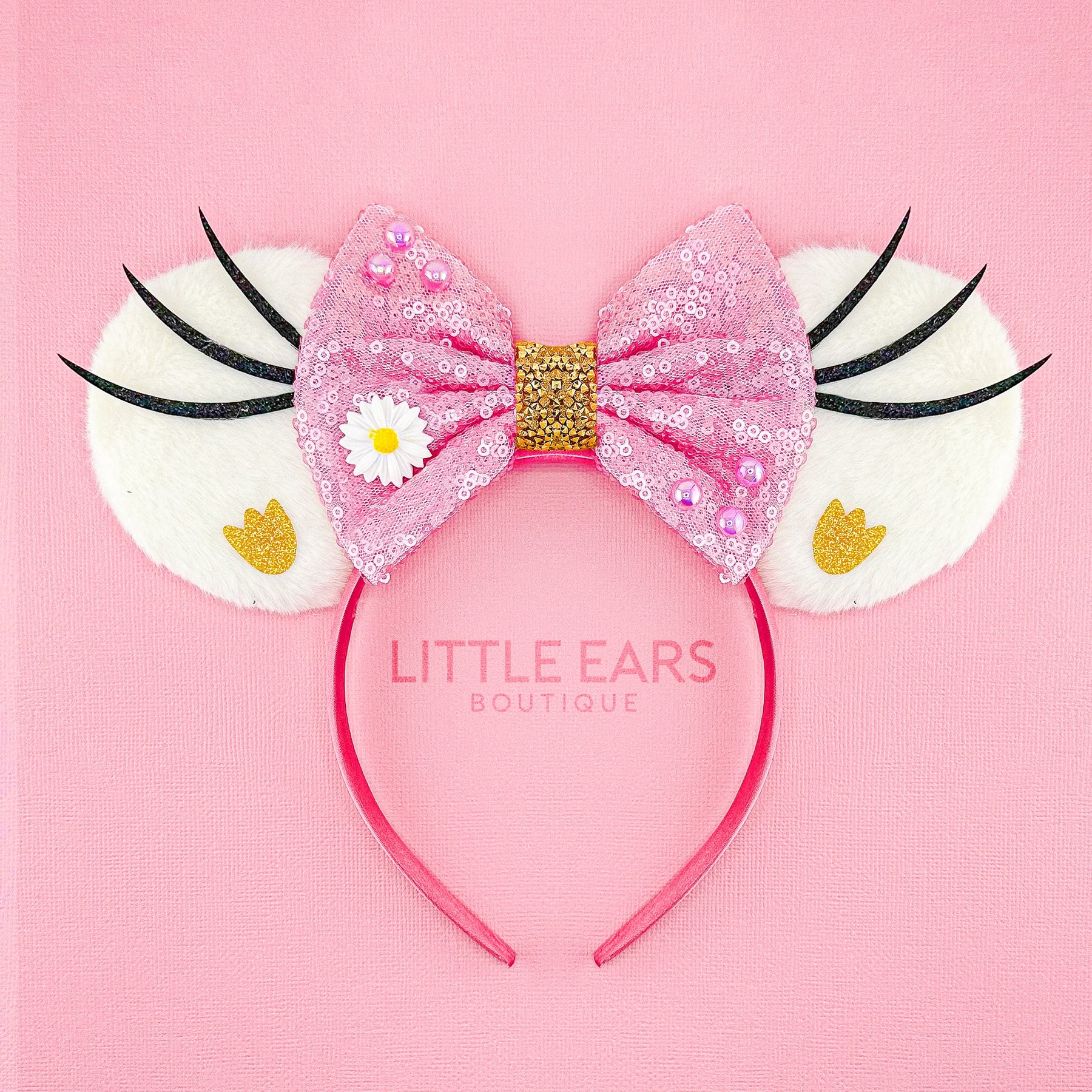 Daisy Mickey Ears handmade character headband by Little Ears Boutique