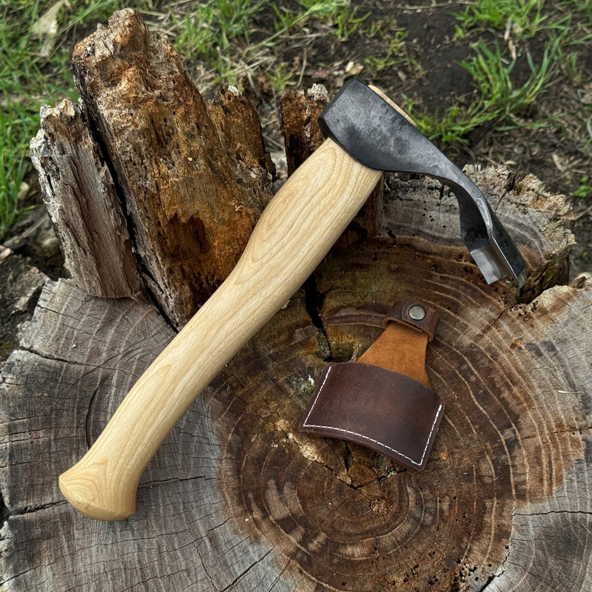 Deep Curved Bowl Adze by Sharky Forged Steel Tools — view 1