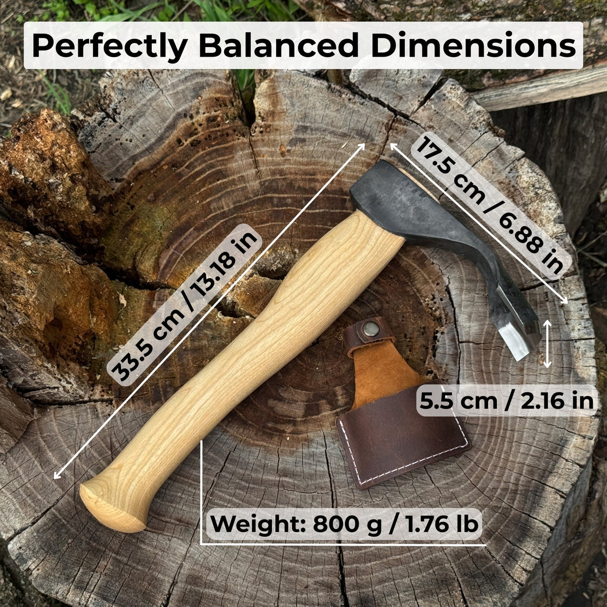 Deep Curved Bowl Adze by Sharky Forged Steel Tools — view 2